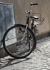 Image showing Old fashioned bicycle