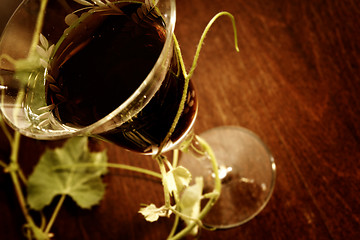 Image showing Red wine