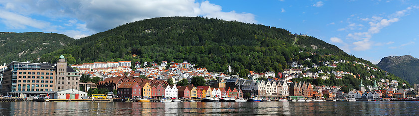 Image showing Bergen harbor