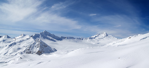 Image showing Panorama Caucasus Mountains