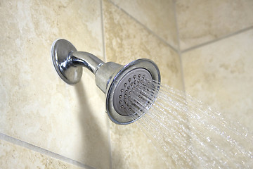 Image showing Running Showerhead