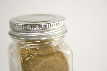 Image showing Glass Spice Jar