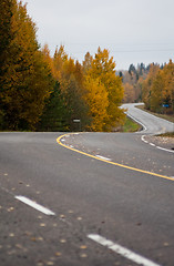 Image showing Curvy road