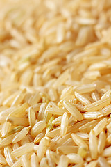 Image showing Brown rice grains