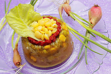 Image showing Vegetables in aspic