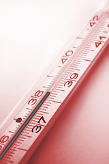 Image showing red thermometer