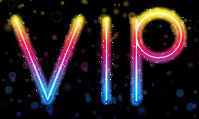 Image showing VIP Very Important People Party Rainbow Lights  Glitter with Spa