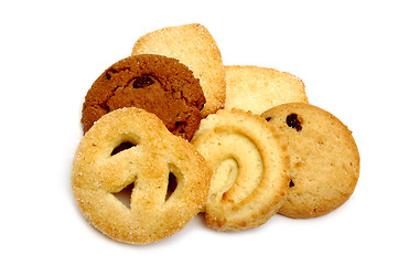 Image showing Danish butter cookies