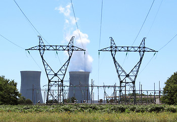 Image showing electric pylon