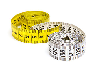 Image showing Yellow measuring tape 