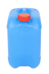 Image showing blue canister