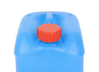 Image showing blue canister