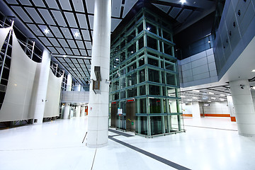 Image showing modern hall and a lift