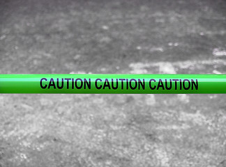 Image showing Caution