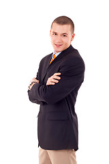 Image showing smiling business man