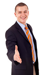 Image showing  man ready to set a deal 