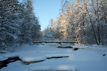 Image showing Frozen river