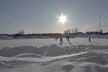 Image showing Ice skaters