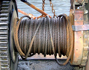 Image showing Ship cable