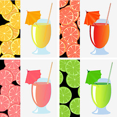 Image showing fruit juices