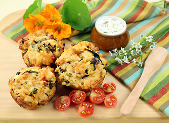 Image showing Savory Muffins