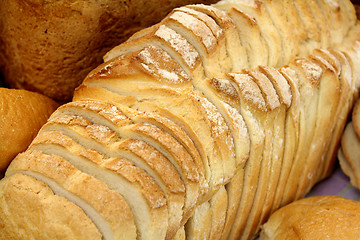 Image showing Sliced Bread Background
