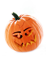 Image showing funny Halloween pumpkin