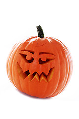 Image showing funny Halloween pumpkin