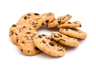 Image showing Cookies with chocolate 