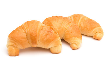 Image showing Three croissants