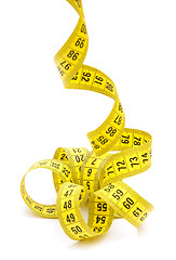 Image showing Yellow measuring tape 