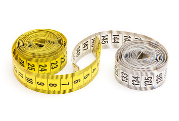 Image showing Yellow measuring tape 