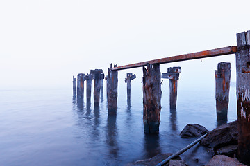 Image showing Broken Boat Dock