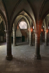 Image showing Gothic indoors architecture