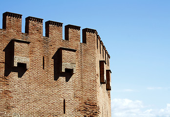Image showing Details of Red Tower