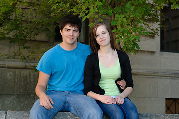 Image showing Happy Teen Couple