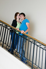 Image showing Teenage Couple Posing