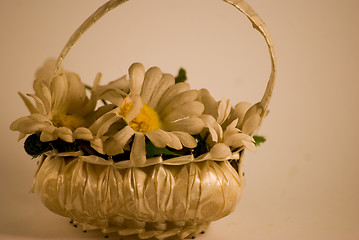 Image showing artificial flowers