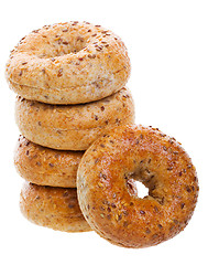 Image showing Multi-Grain Bagels