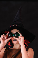 Image showing young witch