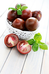 Image showing kumato tomatoes