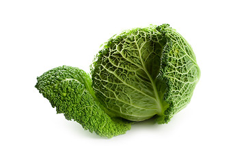 Image showing fresh savoy cabbage