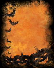 Image showing Grunge halloween background
