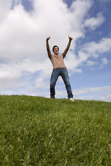 Image showing Teenager in the park