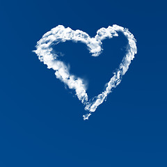 Image showing Cloud heart shape
