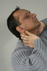 Image showing Male Neck Pain