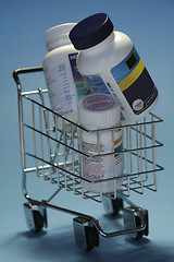 Image showing Drugs In Shopping Cart