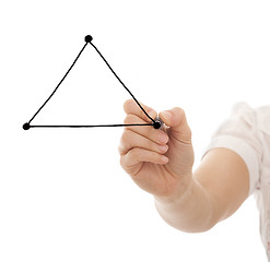 Image showing Triangle balance