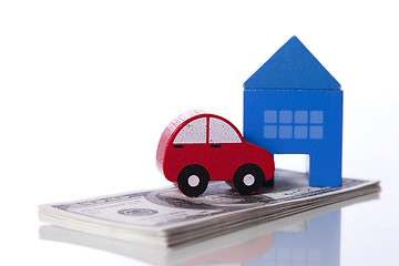 Image showing Car and House investment