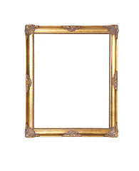 Image showing Old picture wood frame